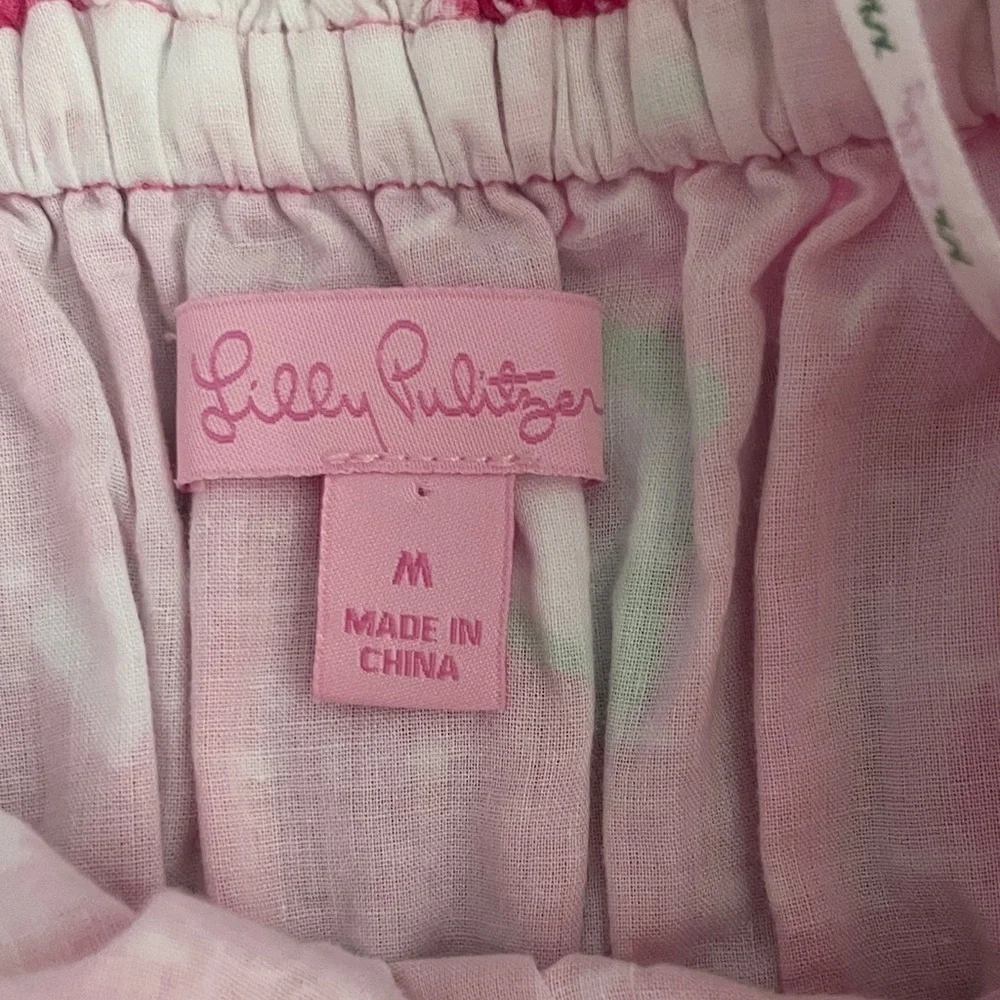 Lilly Pulitzer Pink and White Floral Dress